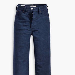 Levi's Ribcage Straight Ankle Corduroy Pants, Gently Work